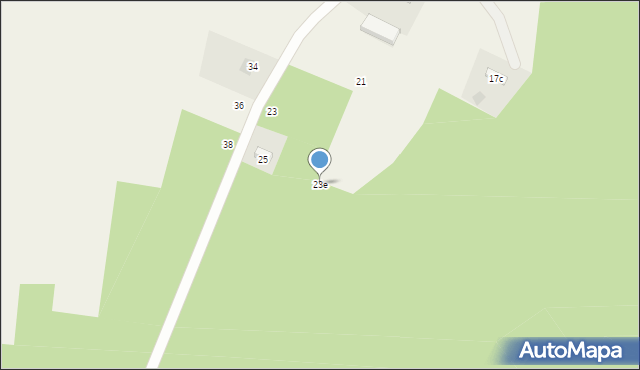 Kębliny, Obrońców z 1939 r., 23e, mapa Kębliny