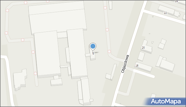 Kłodzko, Objazdowa, 5, mapa Kłodzka