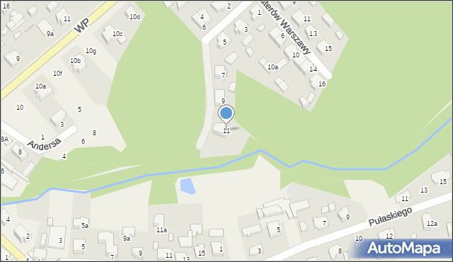 Kobyla Góra, Obrońców Westerplatte, 11, mapa Kobyla Góra