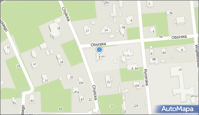 Konstancin-Jeziorna, Oborska, 2, mapa Konstancin-Jeziorna
