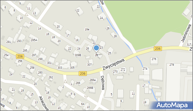 Koszalin, Obrońców Tobruku, 28, mapa Koszalina