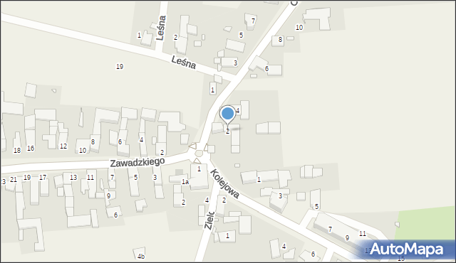 Łambinowice, Obozowa, 2, mapa Łambinowice