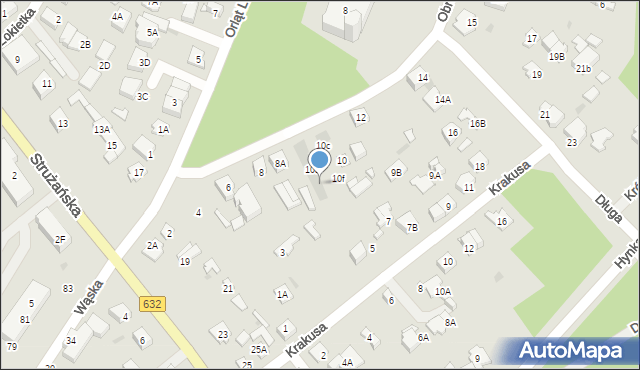 Legionowo, Obrońców Lwowa, 10b, mapa Legionowo