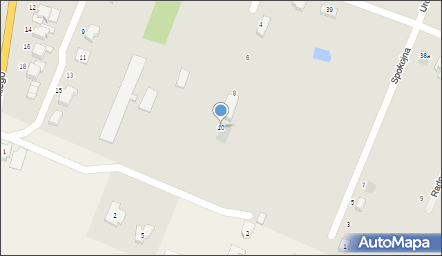 Malbork, Obrońców Przebraża, 10, mapa Malborka