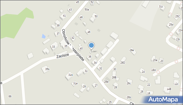 Mysłowice, Obrońców Westerplatte, 38, mapa Mysłowice