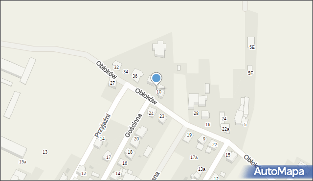 Nakło Śląskie, Obłoków, 30, mapa Nakło Śląskie