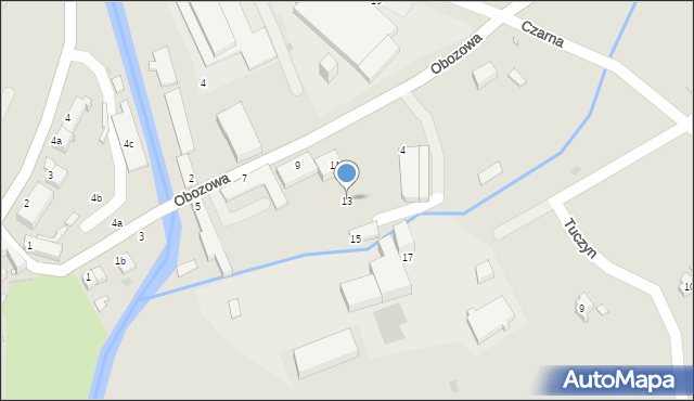 Nowa Ruda, Obozowa, 13, mapa Nowa Ruda
