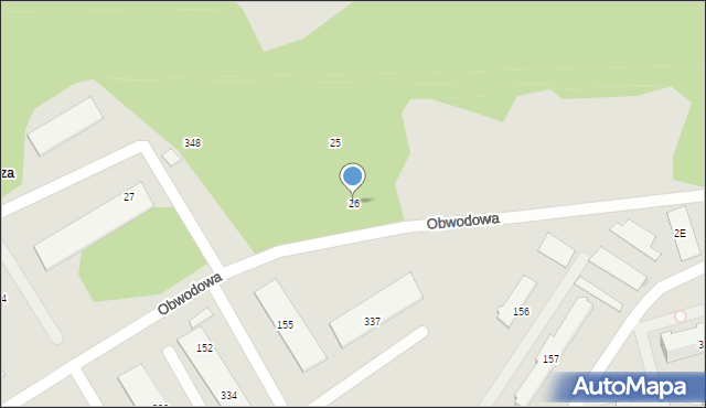 Nowy Dwór Mazowiecki, Obwodowa, 26, mapa Nowy Dwór Mazowiecki