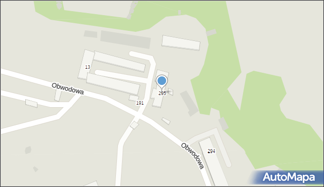 Nowy Dwór Mazowiecki, Obwodowa, 295, mapa Nowy Dwór Mazowiecki