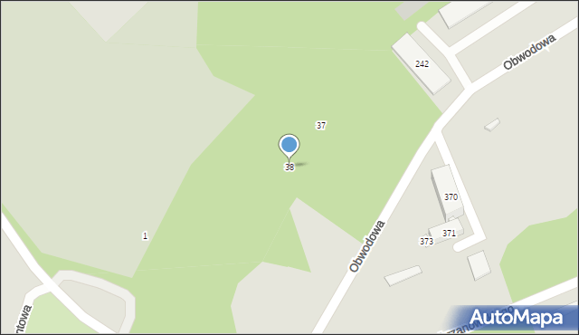 Nowy Dwór Mazowiecki, Obwodowa, 38, mapa Nowy Dwór Mazowiecki