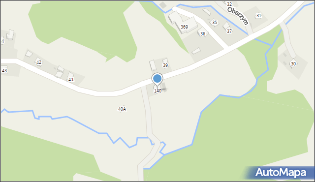 Obarzym, Obarzym, 140, mapa Obarzym