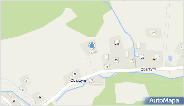 Obarzym, Obarzym, 27, mapa Obarzym