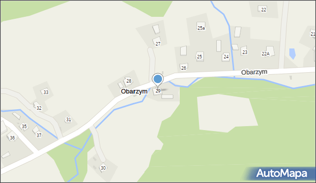 Obarzym, Obarzym, 29, mapa Obarzym