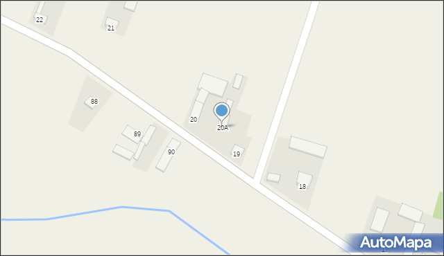 Obiechów, Obiechów, 20A, mapa Obiechów