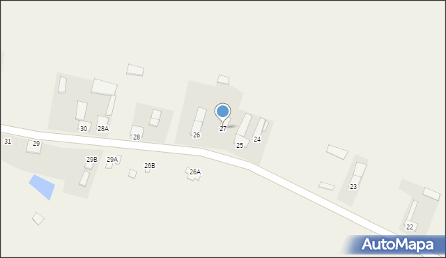 Obiechów, Obiechów, 27, mapa Obiechów