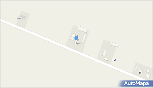 Obiechów, Obiechów, 70, mapa Obiechów