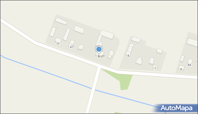 Obiechów, Obiechów, 9, mapa Obiechów