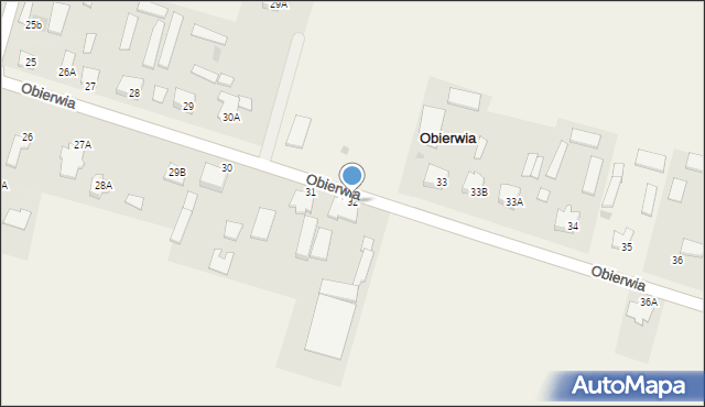 Obierwia, Obierwia, 32, mapa Obierwia