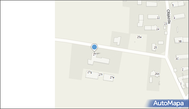 Objazda, Objazda, 27, mapa Objazda