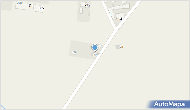 Objazda, Objazda, 29, mapa Objazda