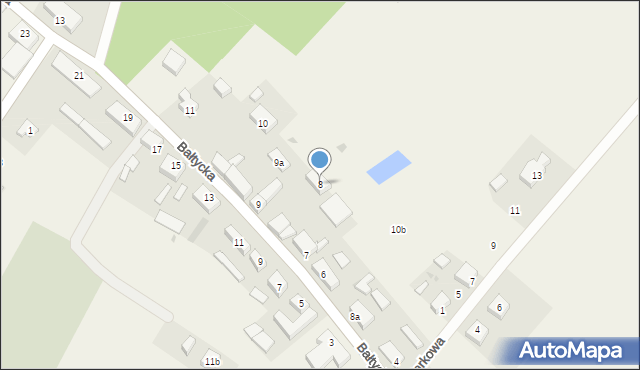 Objazda, Objazda, 8, mapa Objazda