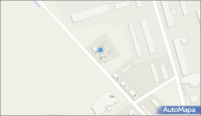 Objezierze, Objezierze, 19, mapa Objezierze