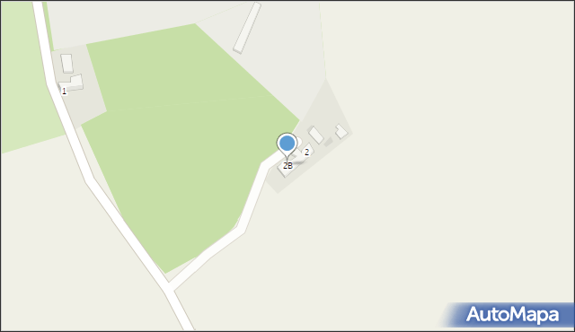 Objezierze, Objezierze, 2B, mapa Objezierze