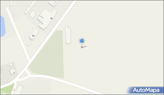 Objezierze, Objezierze, 8A, mapa Objezierze