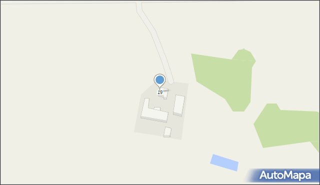 Objezierze, Objezierze, 19, mapa Objezierze