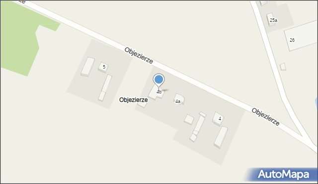 Objezierze, Objezierze, 4b, mapa Objezierze