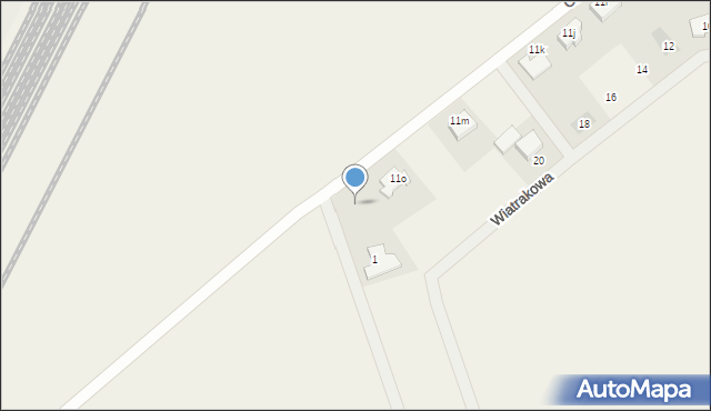 Obłaczkowo, Obłaczkowo, 11p, mapa Obłaczkowo