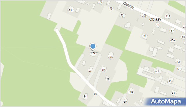 Oblasy, Oblasy, 17A, mapa Oblasy