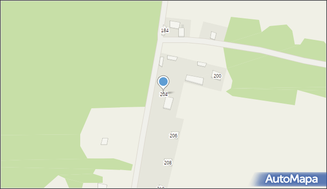 Oblasy, Oblasy, 204, mapa Oblasy