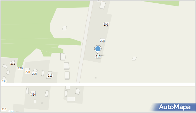 Oblasy, Oblasy, 210, mapa Oblasy