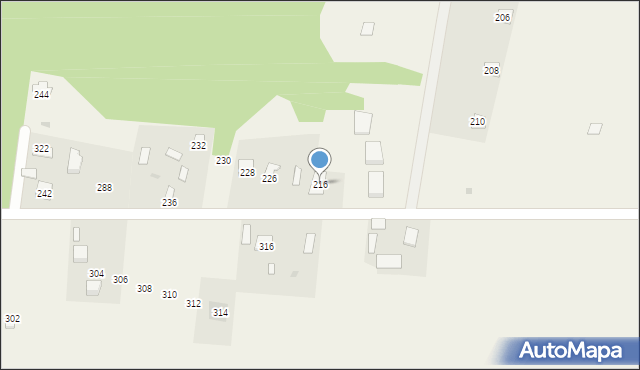 Oblasy, Oblasy, 216, mapa Oblasy