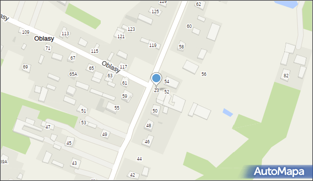 Oblasy, Oblasy, 23, mapa Oblasy