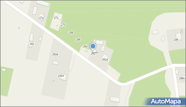 Oblasy, Oblasy, 262, mapa Oblasy