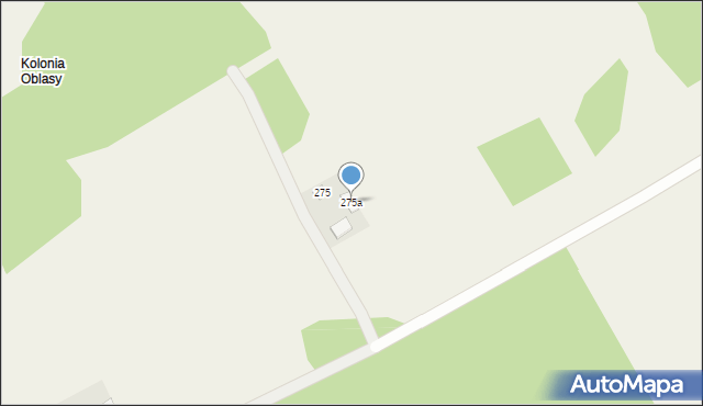 Oblasy, Oblasy, 275a, mapa Oblasy