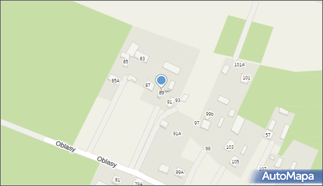 Oblasy, Oblasy, 89, mapa Oblasy