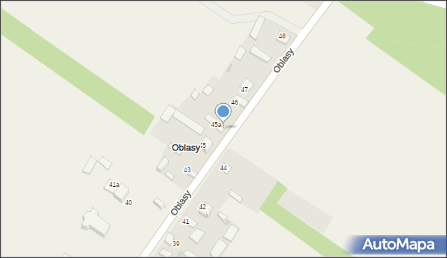 Oblasy, Oblasy, 46a, mapa Oblasy