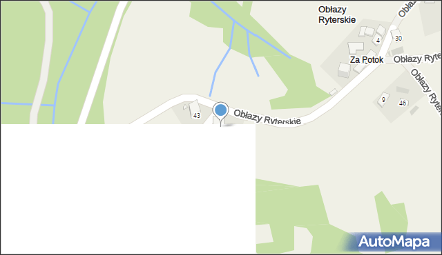 Obłazy Ryterskie, Obłazy Ryterskie, 28, mapa Obłazy Ryterskie