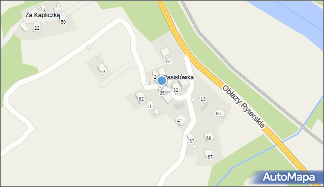 Obłazy Ryterskie, Obłazy Ryterskie, 35, mapa Obłazy Ryterskie