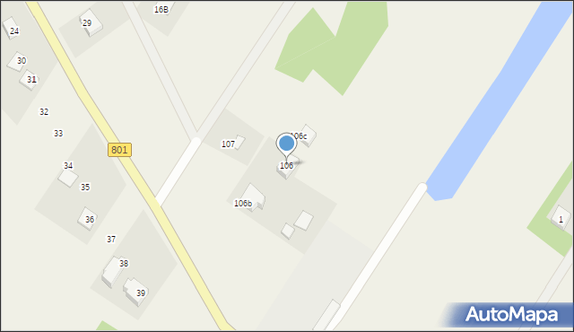 Oblin, Oblin, 106, mapa Oblin