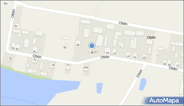 Oblin, Oblin, 45, mapa Oblin