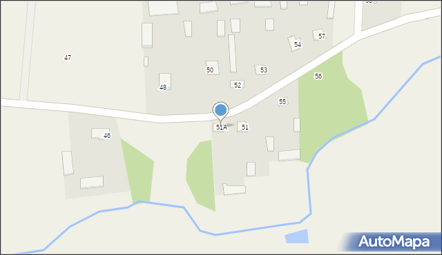 Obniże, Obniże, 51A, mapa Obniże