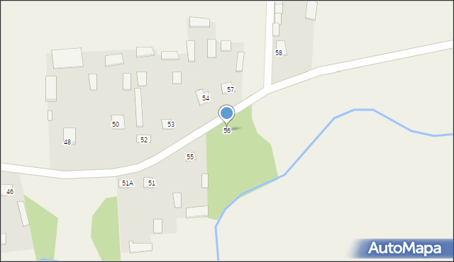 Obniże, Obniże, 56, mapa Obniże