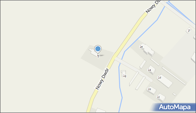 Obory, Obory, 5, mapa Obory