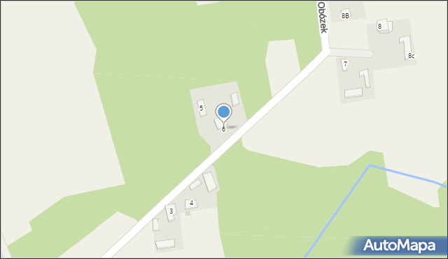 Obózek, Obózek, 6, mapa Obózek