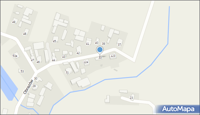 Obrazów, Obrazów, 33, mapa Obrazów