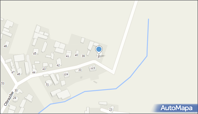 Obrazów, Obrazów, 37, mapa Obrazów